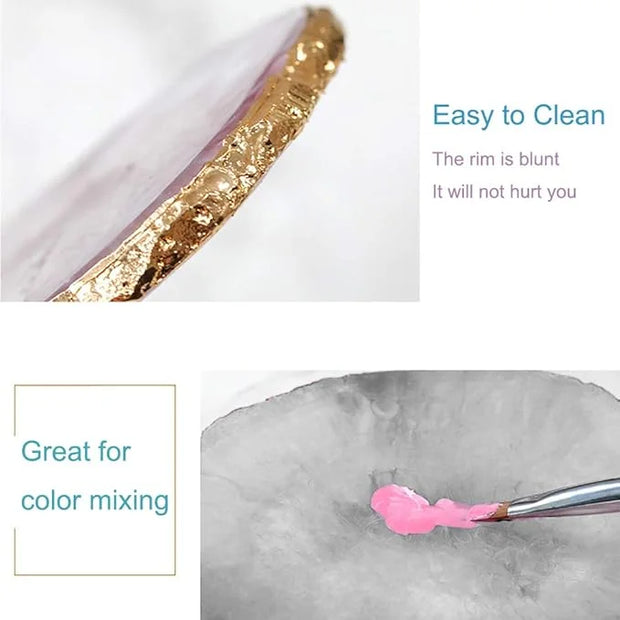 Kalolary Resin Stone Nail Art Palette, Nail Art