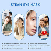 steam Eye mask for Dry Eyes,self-Heating Eye mask for Sleeping,SPA,Relief Stress and Eye Fatigue (10 pcs, Lavender) - Prod...