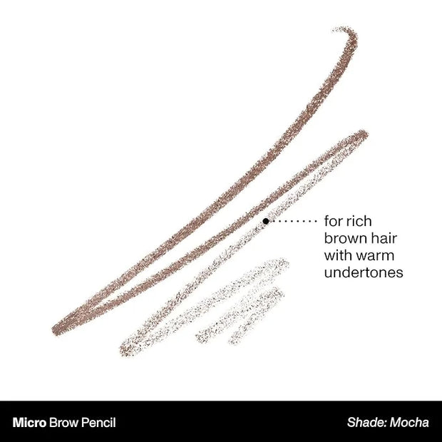 Morphe Micro Dual Eyebrow Pencil - Dual-Ended Brow Pencil Featuring a Retractable, Ultra-Precise, Pointed Tip - Richly Pig...