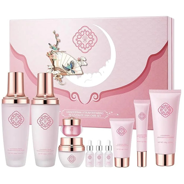 Ganoderma Anti-Aging10-Piece Skincare Set Moisturizing and Rejuvenating Skincare Set For Women Mother's Day Gift - Product...