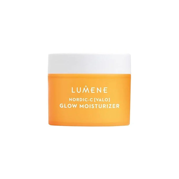 Lumene Nordic-C [Valo] Glow Moisturizer - Radiance Boosting Facial Moisturizer for Dry Skin - Enriched with Hyaluronic Aci...