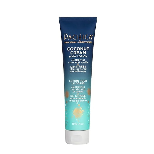 Pacifica Coconut Cream Body Lotion – Moisturizing Coconut & Vanilla Body Cream w/Aloe, Vitamin E & Chamomile for Soft Skin...