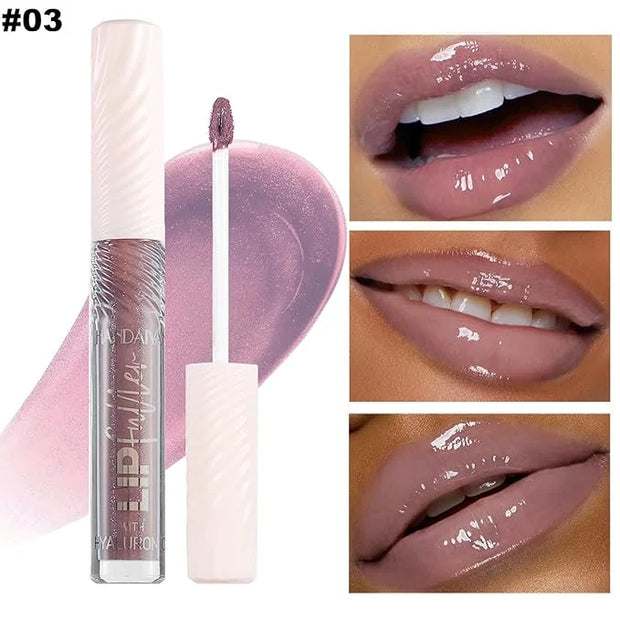 nude purple Lip GlossTinted Glitter Lipgloss Lip Oil Teens Moisturizing Lipstick Lip Balm High Shine And Vegan Plumping Li...