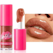 Lip Plumper Gloss Glitter Tinted Plumping Lip Gloss For Women Hydrating Long Lasting Shimmer Moisturizing Glossy Non Stick...