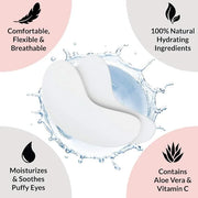 100 Pairs Under Eye Pads & Eyelash Extension Remover Gel | Lint Free Hydrogel Eye Patches for Lash Extensions & Lift | Eff...