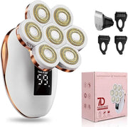 2-in-1 Electric Razors for Women, Wet/Dry 7D Rechargeable Rotary Shaver for Legs, Water Resistant Grooming Kit - Electric ...