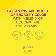 Jergens Natural Glow Instant Sun Self Tanner Moisturizer + Bronzer, Lightweight Sunless Tanner Moisturizer for a Sunkissed...