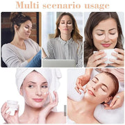 Under Eye Patches Silicone - 2 Pcs Reusable, eye Patches Plump Fine Lines & Wrinkles with Metal Eye Cream Applicator, Tin ...