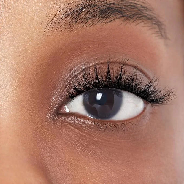 KISS Lash Couture Matte Black Faux Mink Eyelashes Multipack, Matte Twill, Black, Natural Looking, Cruelty-Free & Vegan, Ho...