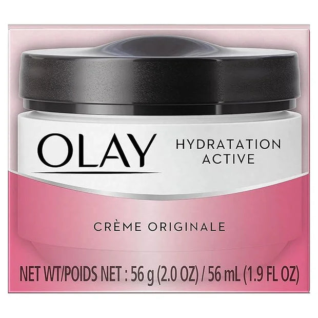 Olay Active Hydrating Cream Face Moisturizer, 1.9 fl oz - Product Image