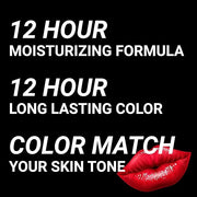 MOODmatcher original Color Changing Lipstick – 12 Hours Long-Lasting, Moisturizing, Smudge-Proof, Easy to Apply Creamy Lip...