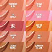 Maybelline Sunkisser Multi-Use Liquid Blush and Bronzer, Blendable, Longwear, Glowy Make Up, Summer In The City, 1 Count -...