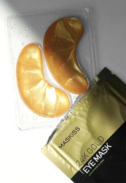 24k Gold Under Eye Patches (30 Pairs), eye mask, Collagen Skin Care Products, Eye Patches for Puffy Eyes, eye masks for da...