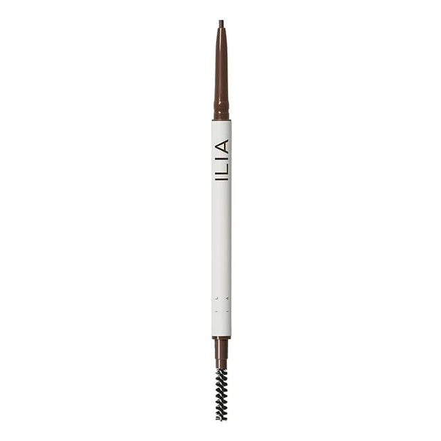 ILIA - In Full Micro-Tip Brow Pencil | Non-Toxic, Vegan, Cruelty-Free, Clean Makeup (Dark Brown) - Product Image