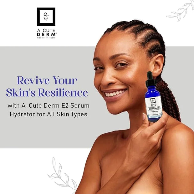 A-Cute Derm Emunition® E2 Serum Hydrator to Improve Loss Moisturizer Helps in Healing for Sensitive Skin (1 oz) - Product ...