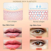 30Pairs Lip Mask & Under Eye Mask, 24K Gold Gel Crystal Collagen Eye Pads, Moisturizing Lip Mask Spa Daily Labial Masks, U...
