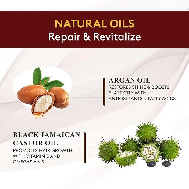 Okay Black Jamaican Castor Oil Shampoo - Jamaican Castor Shampoo for Hair Growth, Natural Moisturizing Shampoo to Strength...