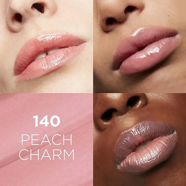 L'Oreal Paris Glow Paradise Hydrating Balm-in-Lipstick with Pomegranate Extract, Peach Charm, 0.1 Oz - Product Image
