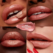 Revlon Super Lustrous Lipstick, Creamy Formula For Soft, Fuller-Looking Lips, Moisturized Feel, 619 Rose & Shine, 0.15 oz ...