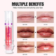 Glossy Finish Lip Glow Oil,Lip Plumping Lines