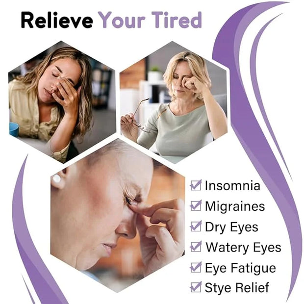 Minidiva Steam Eye Mask for Dry Eyes, 30Pcs Self Heating Spa Warm Eye Mask Relax Sleep Mask, Disposable Heated for Dark Ci...