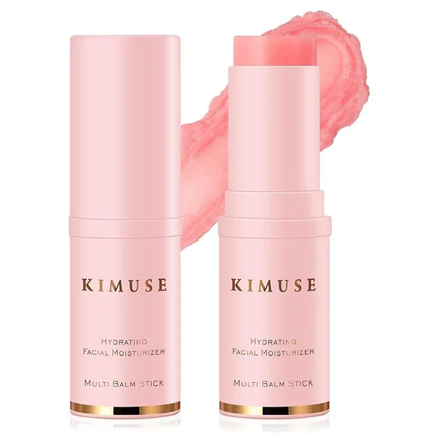KIMUSE Hydrating Multi Balm Stick, All-in-One Hydrating Lip Balm Eye Cream Neck Cream Make Up Base, Reduce Wrinkle & Moist...