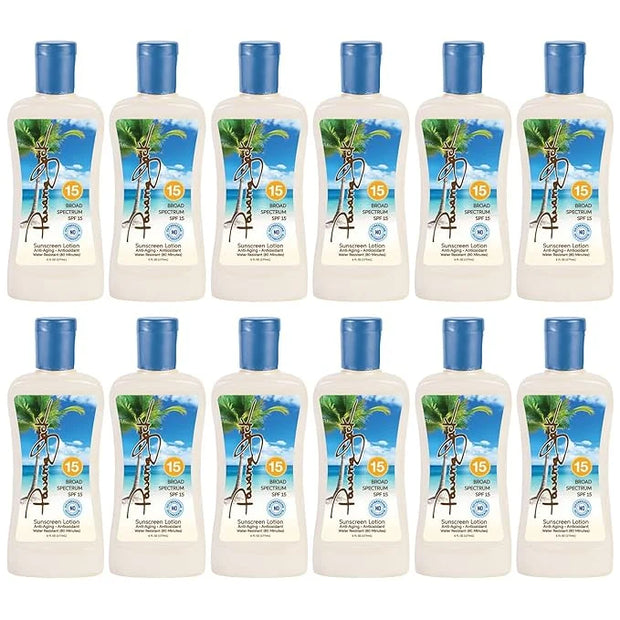 Panama Jack Sunscreen Suntan Lotion - SPF 15, Broad Spectrum UVA/UVB Protection, PABA, Paraben, Gluten & Cruelty Free, 6 F...