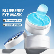 Under Eye Patches for Dark Circles, Puffy Eyes & Wrinkles - 60 Pairs Hydrating Eye Mask with Hyaluronic Acid, Blueberry Ex...