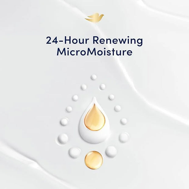 Dove Body Wash Unwinding Blueberry & Moon Milk, 4 Count for Renewed, Healthy Looking Skin, Moisturizing Gentle Skin Cleans...