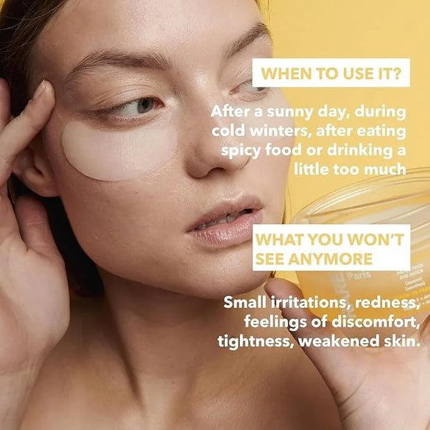 Trésor Solaire - Soothing Under Eye Patches - Soothing & Strengthening - With Vitamin E & Arnica - Brightening, Firming & ...