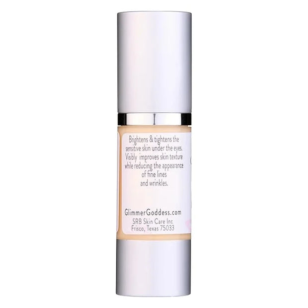 Glimmer Goddess Organic Peptide Eye Serum with Vitamin C – Hydrating & Revitalizing, 1 oz - Product Image