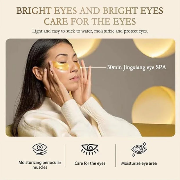 20 Pairs Under Eye Patches, Collagen Crystal Eye Mask for Dark Circles and Puffiness - Anti Aging Under Eye Mask. - Produc...