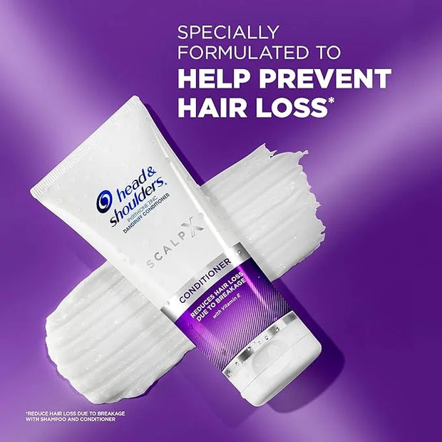 Head & Shoulders Scalp X Anti Dandruff Conditioner for Women, 5 Fl Oz Hair Treatment Reduces Hair Loss Due to Breakage and...
