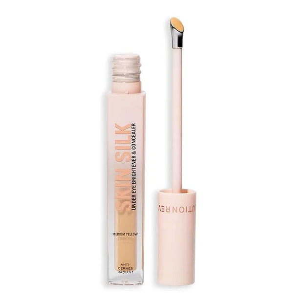 Revolution, Skin Silk Radiant Serum Under Eye Brightener, Hydrates & Smooths Under Eye with Hyaluronic Acid & Squalane, Ve...
