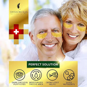 SWISSÖKOLAB Under Eye Patches For Puffy Eyes 24k Gold Eye Mask Dark Circles And Puffiness Collagen Eye Gel Pads Moisturizi...