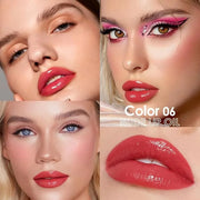 Hydrating Lip Glow Oil, Plumping Lip Oil, Tinted Lip Plumper Gloss,Younger-Looking Lips | Nourishing Long Lasting Non-Stic...