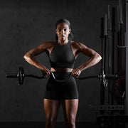 47in Black Zinc Olympic EZ Super Curl Bar - Product Image