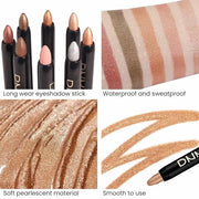 Kaely 8Pcs Cream Eye Shadow Brightener Sticks Set for Eyes,Shimmer Matte Pencil Eyeshadow Applicator Stick Palette,Hallowe...