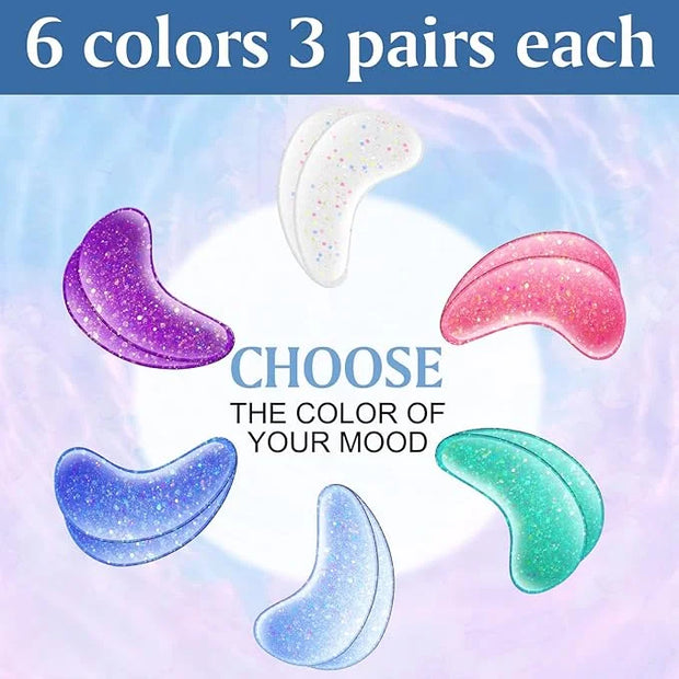 Under Eye Patches (18 Pairs) - Pearl Eye Mask with Natural Marine Collagen, Hyaluronic HA - Reduce Wrinkles, Puffy Eyes, D...