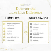 Luxe Beauty No-Beeswax, No-Petroleum Organic Lip Lipstick