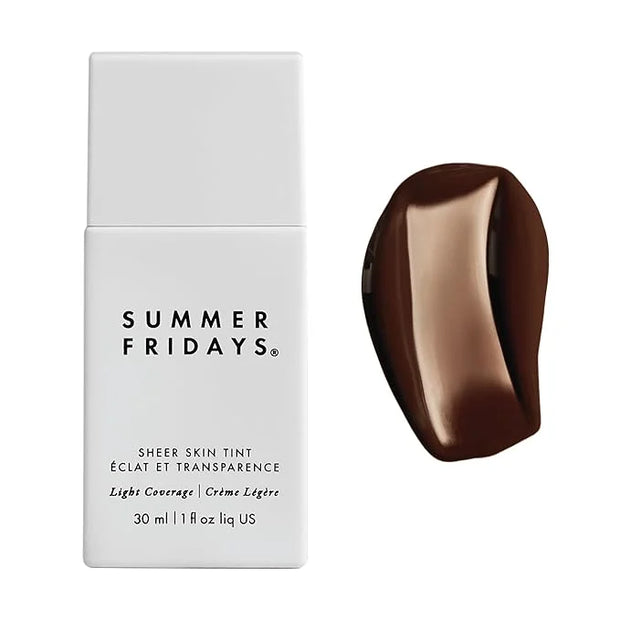 Summer Fridays Sheer Skin Tint - Skin Tint with Hyaluronic Acid - Helps Diminish Uneven Skin Tone - Sheer to Light Coverag...
