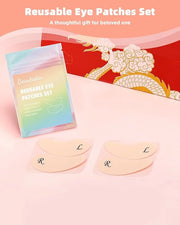 Under Eye Patches Silicone - 2 Pairs Reusable Eye Patches, Eye Wrinkle Patches, Reusable Under Eye Mask, Plump Fine Lines ...