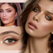 Neutral Brown Eye Shadow palette- Rose Gold Dark Brown Eyeshadow Palette Colorful 9 Colors, Matte Shimmer Highly Pigmented...