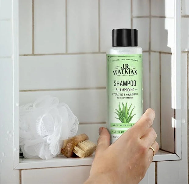 J.R. Watkins Daily Hydration Shampoo, Aloe & Green Tea - 12 fl oz (Pack of 2) - Product Image