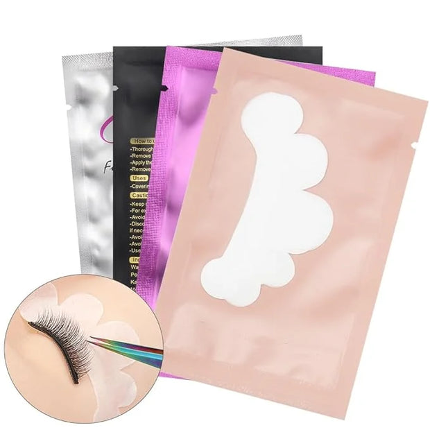 100 Pair Cloud Shape Eye Under Gel Pads Eyelash Extensions Patches,Lash Extension Lint Free Under Hydrogel Eye Mask Pads B...