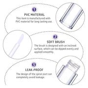 AMORIX 72 Pack 5ml Lip Gloss Tubes with Wand 5ml Empty Rhinestone Lip Gloss Containers Cute Lipgloss Bottles Lip Gloss Sup...