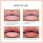 12 Colors Matte Lip Liner Set,Long Lasting Nude Set,Long