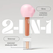 SARELLY CREATIVO LAB | Makeup Set Clear Lip Gloss + Shimmer and Shine | Beauty Vegan Skincare Make Up - Trending Lip Makeu...