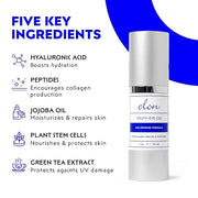 Elon Youth Under Eye Gel – Hyaluronic Acid Gel w/MSM, Plant Stem Cells - Anti Aging to Fight Dark Circles– Under Eye Puffi...
