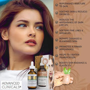 Advanced clinicals collagen facial serum